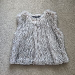 Womens Faux Fur Vest -